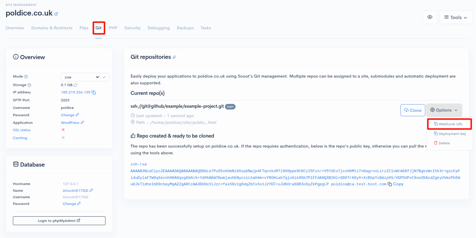 Setting up Git Webhooks in Jolt Control Panel | Jolt